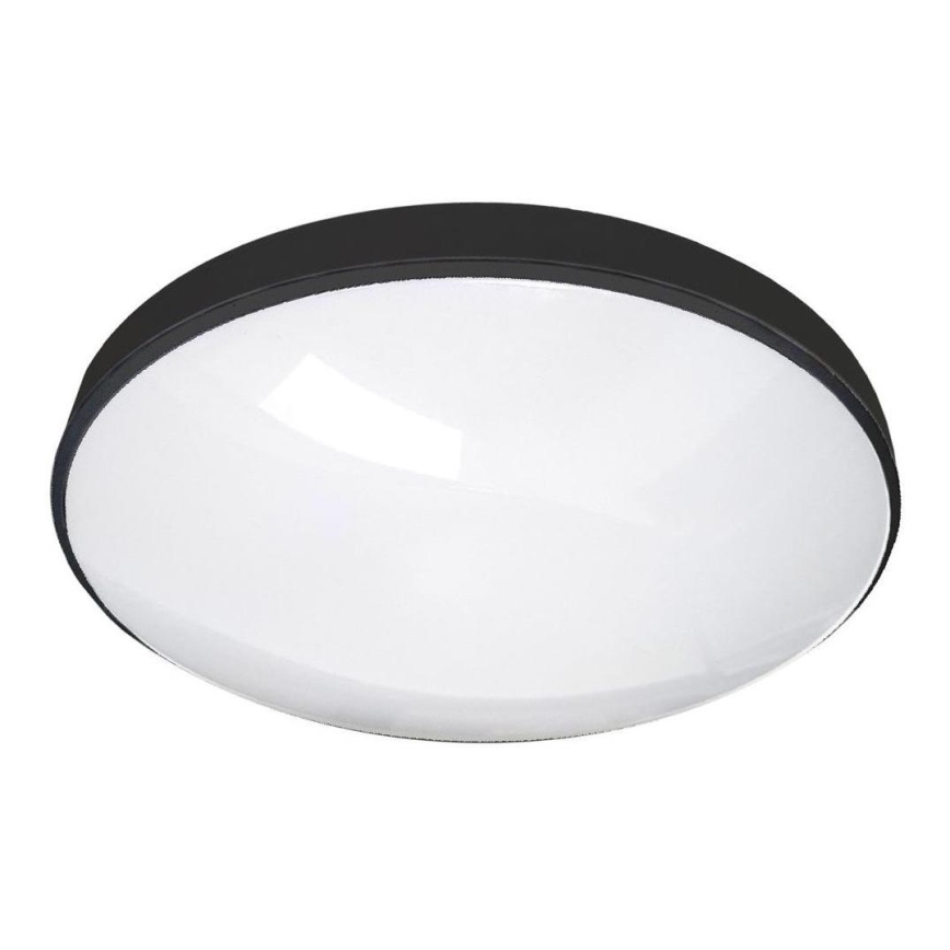 Plafonnier LED salle de bain CIRCLE LED/12W/230V 4000K d. 25 cm IP44 noir