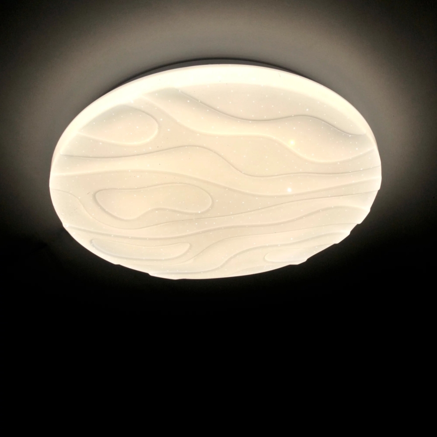 Plafonnier LED salle de bain CLOUD LED/24W/230V diam. 38 cm IP44