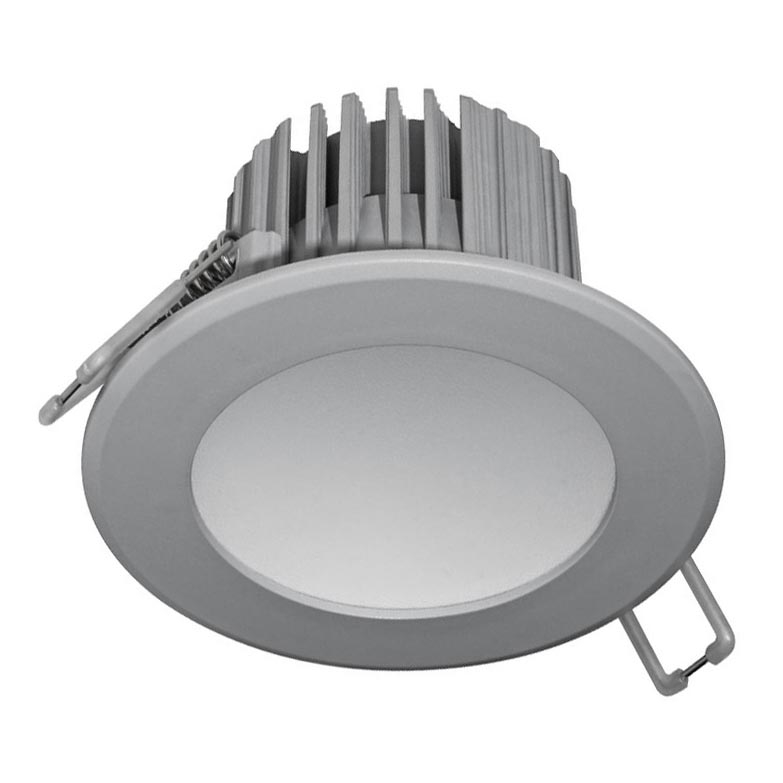 Plafonnier LED salle de bain LED/7W/230V 2800K gris IP44