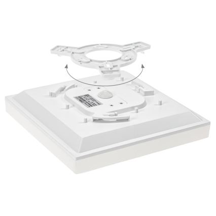 Plafonnier LED salle de bain NYMPHEA LED/18W/230V 4000K IP44 carré