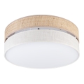 Plafonnier LED SIRJA BOHO, 36 W, 230 V, 4000 K, Ø 45 cm, beige/crème