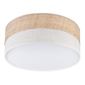Plafonnier LED SIRJA BOHO LED/20W/230V 4000K diam. 35 cm beige/crème