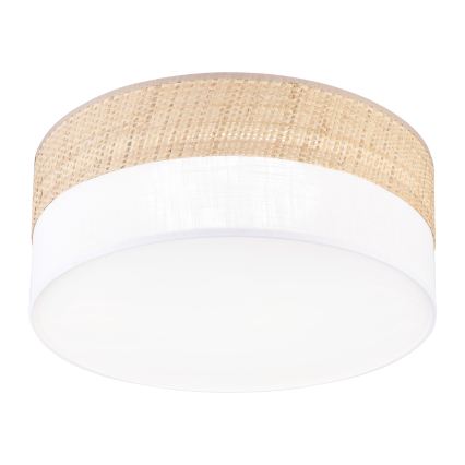 Plafonnier LED SIRJA BOHO/20W/230V/4000K Ø 35 cm beige/blanc