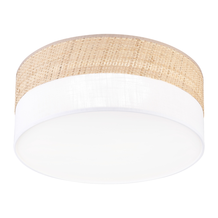 Plafonnier LED SIRJA BOHO/20W/230V/4000K Ø 35 cm beige/blanc
