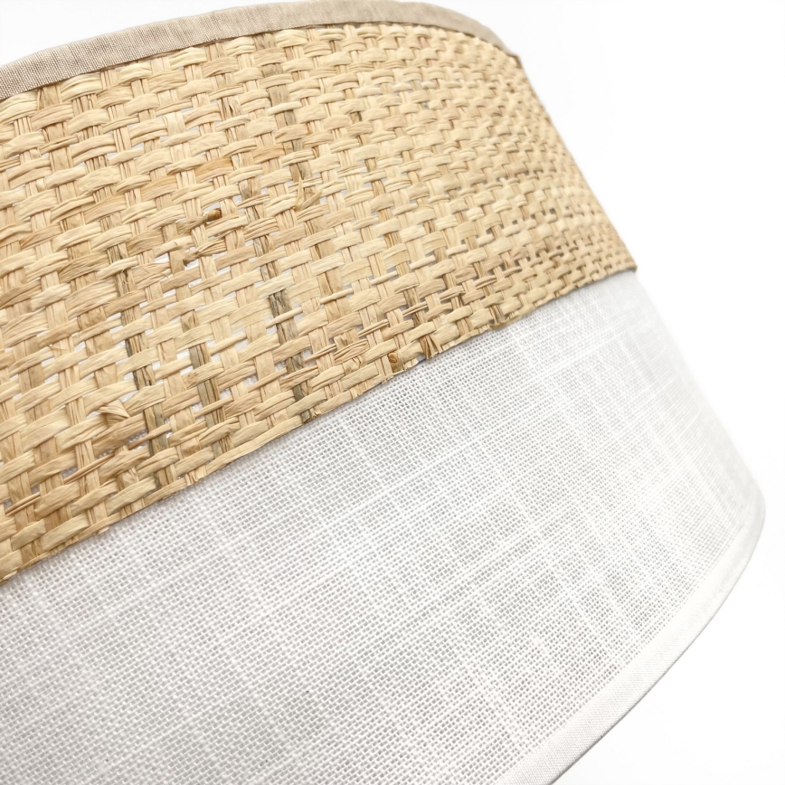 Plafonnier LED SIRJA BOHO/20W/230V/4000K Ø 35 cm beige/blanc