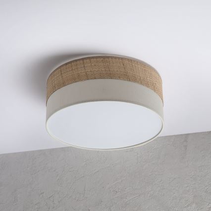 Plafonnier LED SIRJA BOHO LED/20W/230V 4000K diam. 35 cm beige/crème