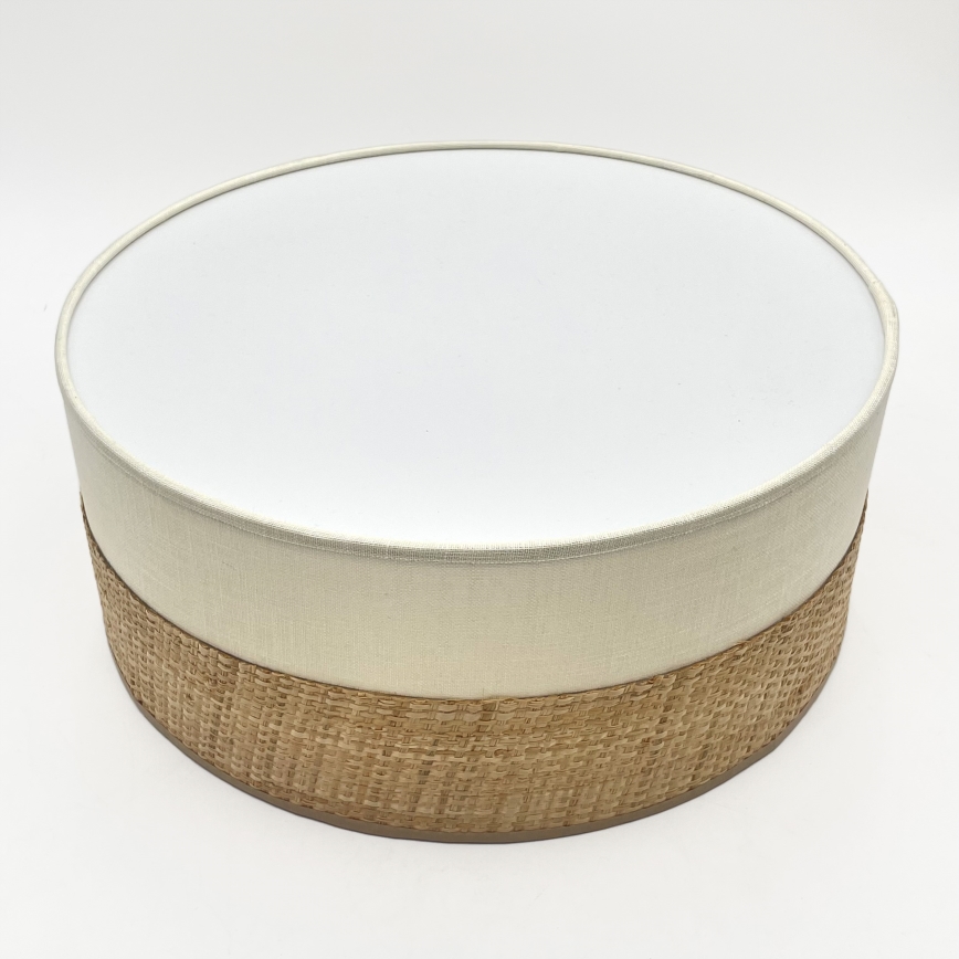 Plafonnier LED SIRJA BOHO LED/20W/230V 4000K diam. 35 cm beige/crème