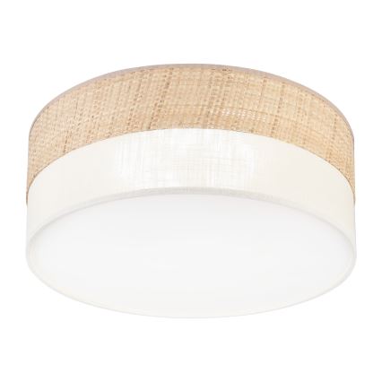 Plafonnier LED SIRJA BOHO LED/20W/230V 4000K diam. 35 cm beige/crème