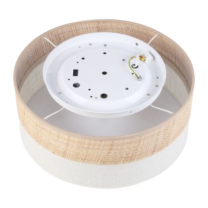Plafonnier LED SIRJA BOHO LED/20W/230V 4000K diam. 35 cm beige/crème