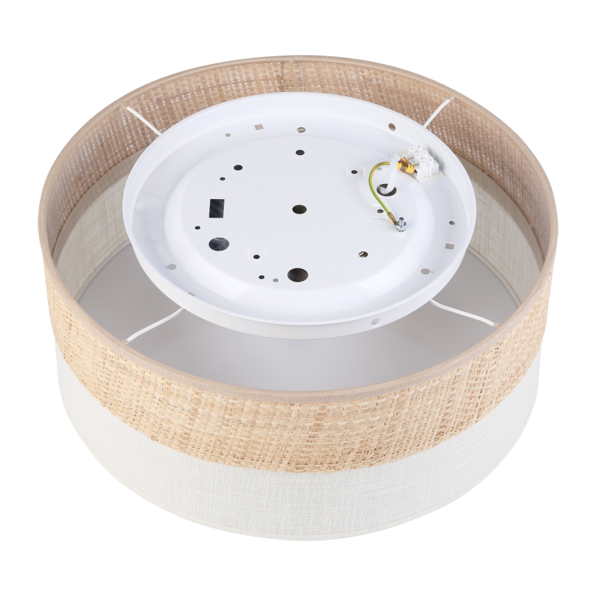 Plafonnier LED SIRJA BOHO LED/20W/230V 4000K diam. 35 cm beige/crème