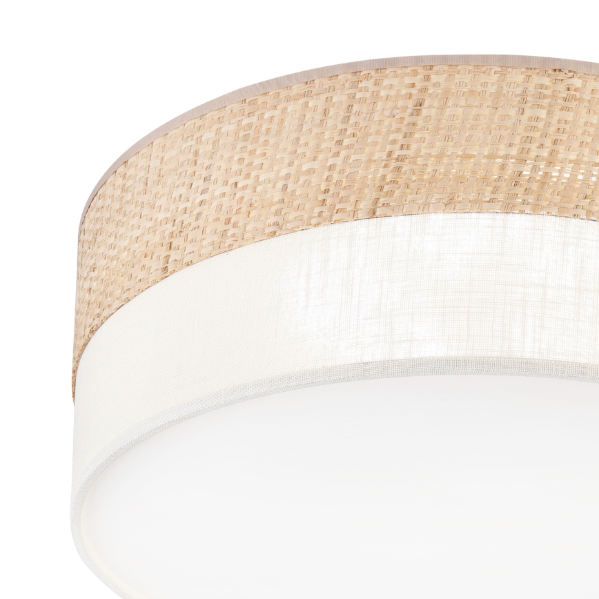 Plafonnier LED SIRJA BOHO LED/20W/230V 4000K diam. 35 cm beige/crème