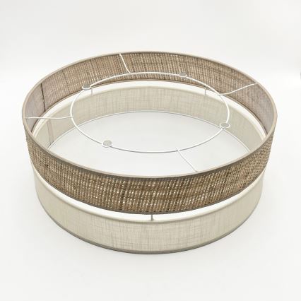 Plafonnier LED SIRJA BOHO, 36 W, 230 V, 4000 K, Ø 45 cm, beige/crème