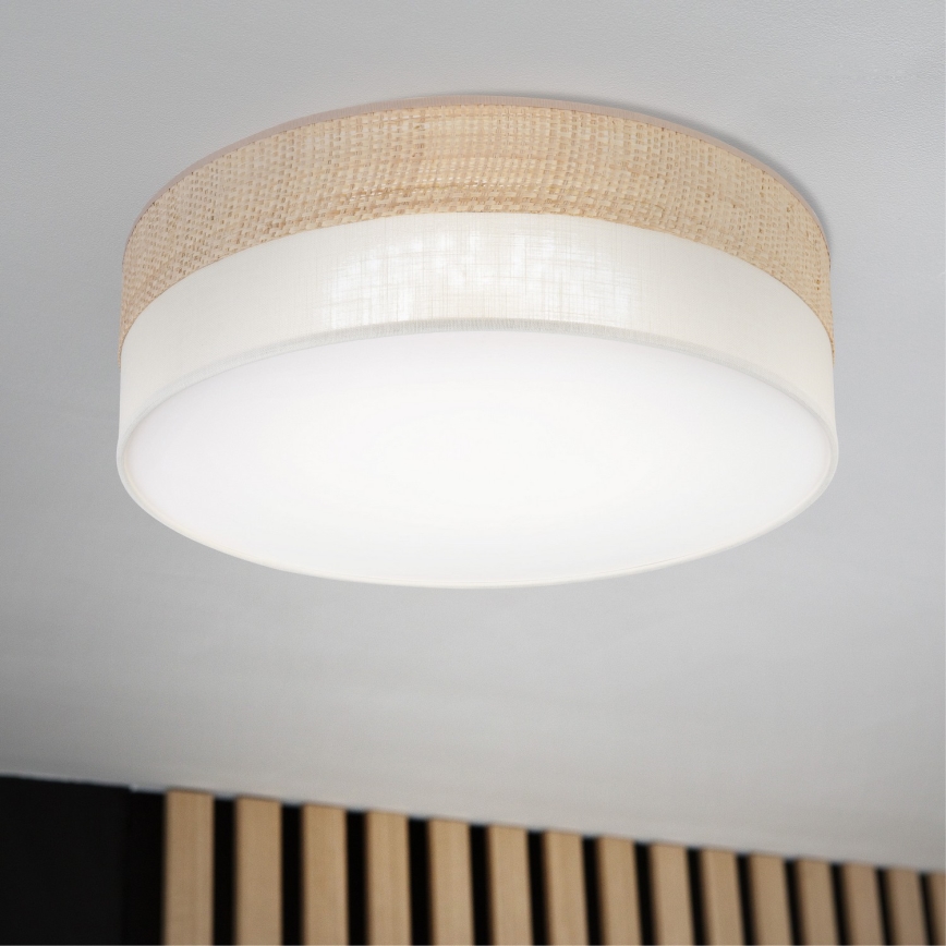 Plafonnier LED SIRJA BOHO LED/36W/230V 4000K Ø 45 cm beige/crème