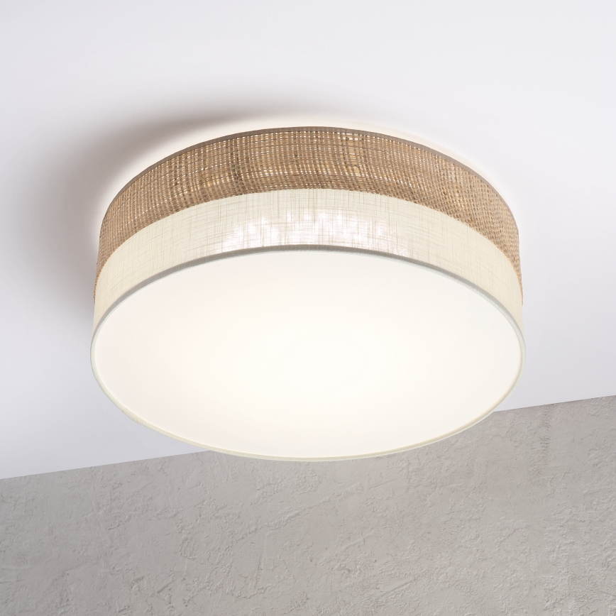 Plafonnier LED SIRJA BOHO LED/36W/230V 4000K Ø 45 cm beige/crème
