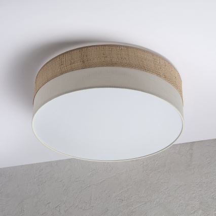 Plafonnier LED SIRJA BOHO LED/36W/230V 4000K Ø 45 cm beige/crème