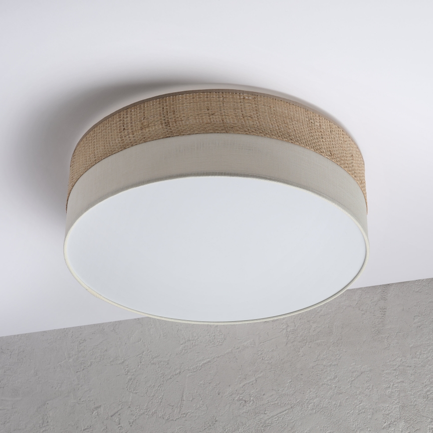 Plafonnier LED SIRJA BOHO LED/36W/230V 4000K Ø 45 cm beige/crème