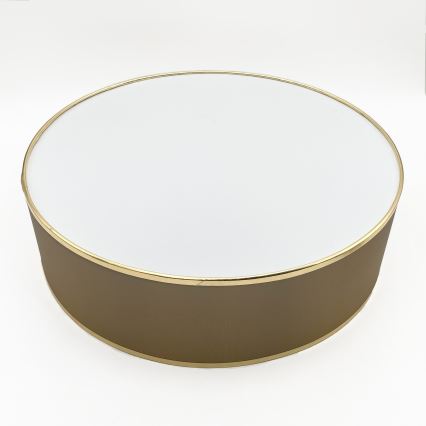 Plafonnier LED SIRJA LED/20W/230V 4000K Ø 35 cm marron/doré