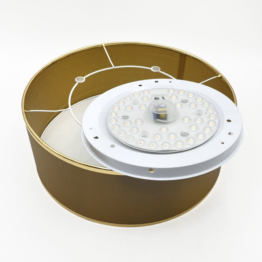 Plafonnier LED SIRJA LED/20W/230V 4000K Ø 35 cm marron/doré