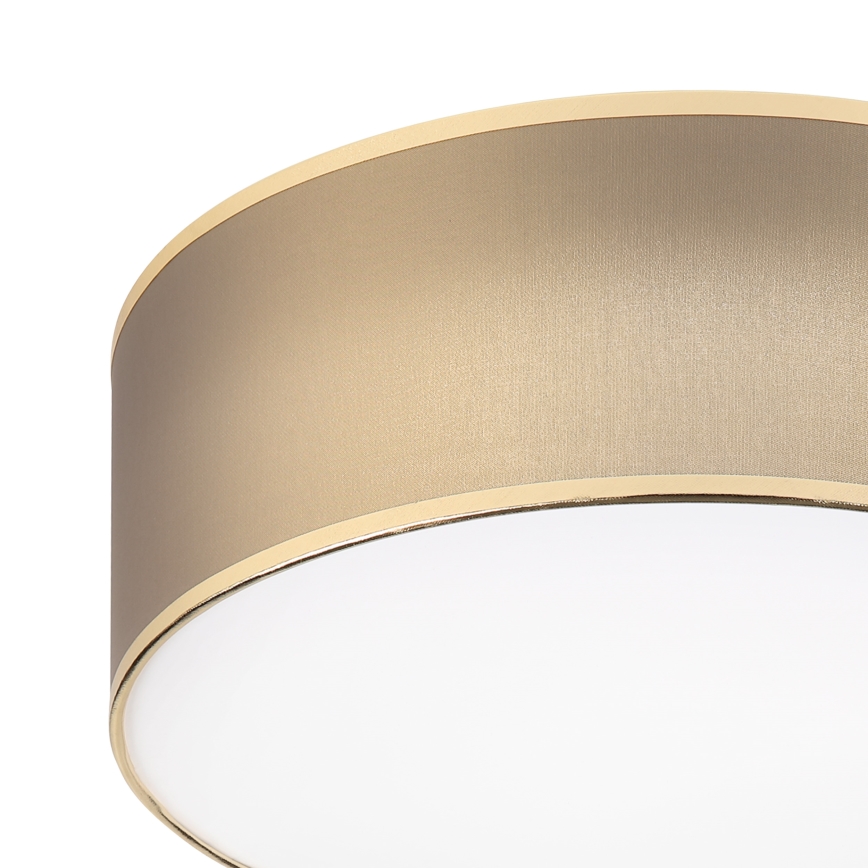 Plafonnier LED SIRJA LED/20W/230V 4000K Ø 35 cm marron/doré