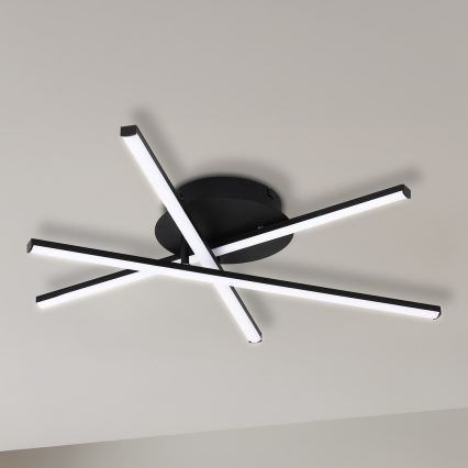 Plafonnier LED STICK LED/12W/230V noir