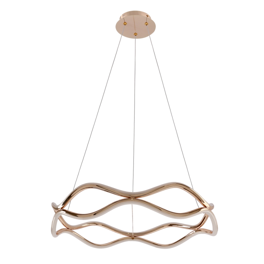 Plafonnier LED suspendu VAVE LED/28W/230V or rose