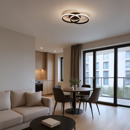 Plafonnier LED TITANO LED/12W/230V noir