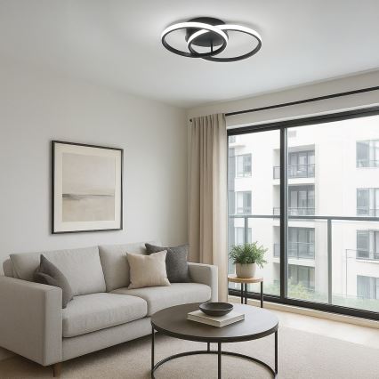 Plafonnier LED TITANO LED/12W/230V noir