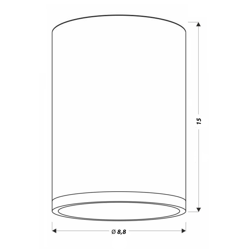 Plafonnier LED TUBA LED/9W/230V