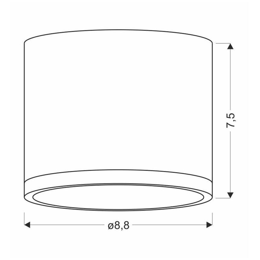 Plafonnier LED TUBA LED/9W/230V