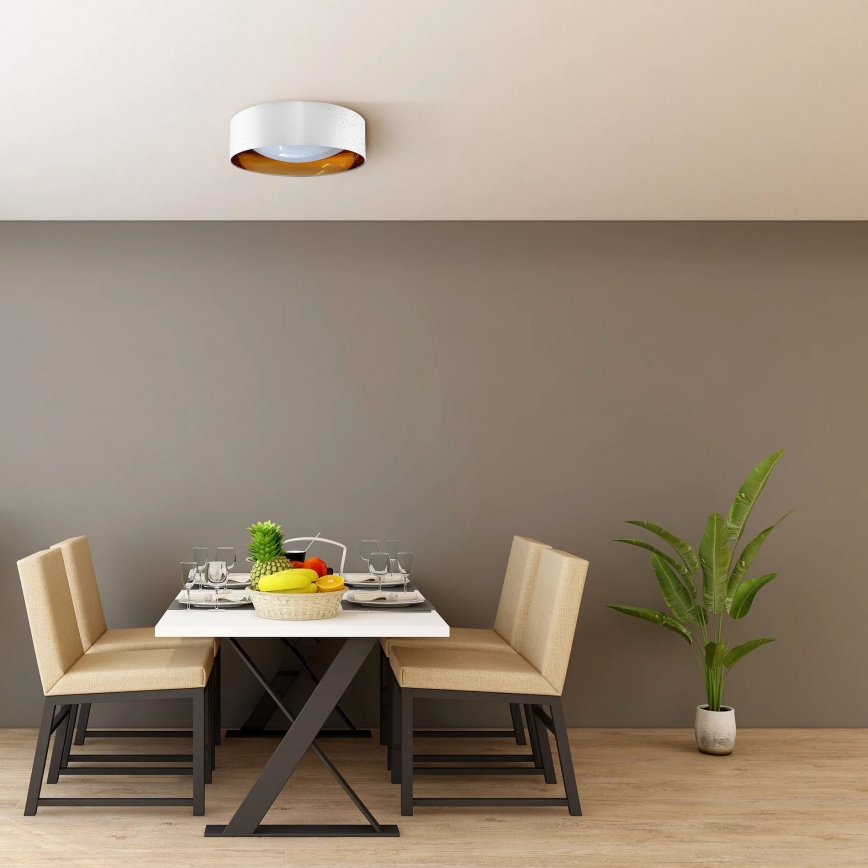 Plafonnier LED TULUZA LED/24W/230V diam. 40 cm blanc