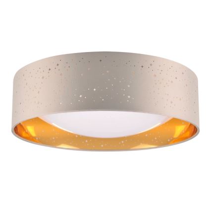 Plafonnier LED TULUZA LED/24W/230V diam. 40 cm marron
