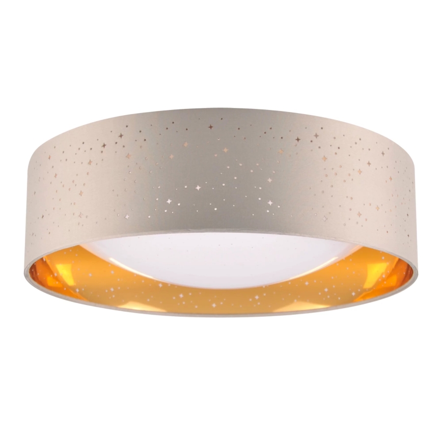 Plafonnier LED TULUZA LED/24W/230V diam. 40 cm marron