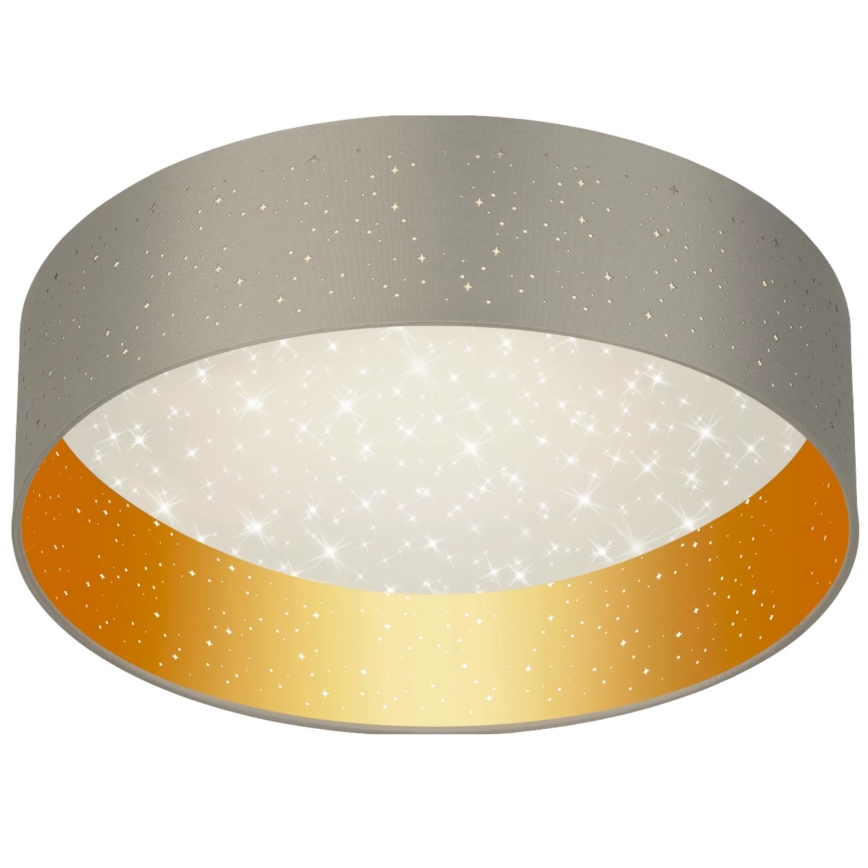 Plafonnier LED TULUZA LED/24W/230V diam. 40 cm marron
