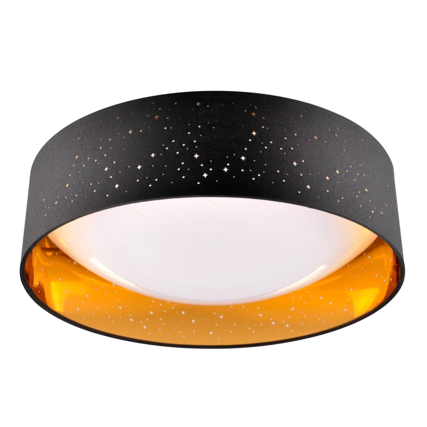 Plafonnier LED TULUZA LED/24W/230V diam. 40 cm noir