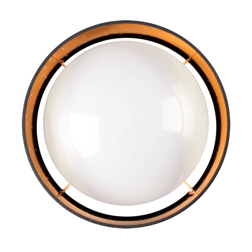 Plafonnier LED TULUZA LED/24W/230V diam. 40 cm noir