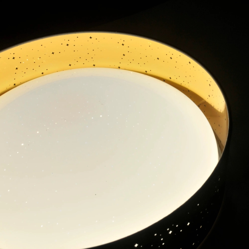 Plafonnier LED TULUZA LED/24W/230V diam. 40 cm noir