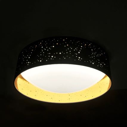 Plafonnier LED TULUZA LED/24W/230V diam. 40 cm noir