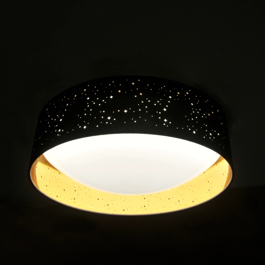 Plafonnier LED TULUZA LED/24W/230V diam. 40 cm noir
