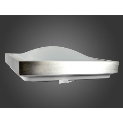 Plafonnier LED VITALI LED/24W/230V 4000K 33x33 cm chrome mat avec détecteur de mouvement et détecteur crépusculaire