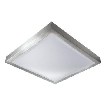 Plafonnier LED VITALI LED/24W/230V 4000K 33x33 cm chrome mat avec détecteur de mouvement et détecteur crépusculaire
