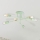 Plafonnier lustre CAMBRIDGE 6 x E27, 15 W, 230 V, vert