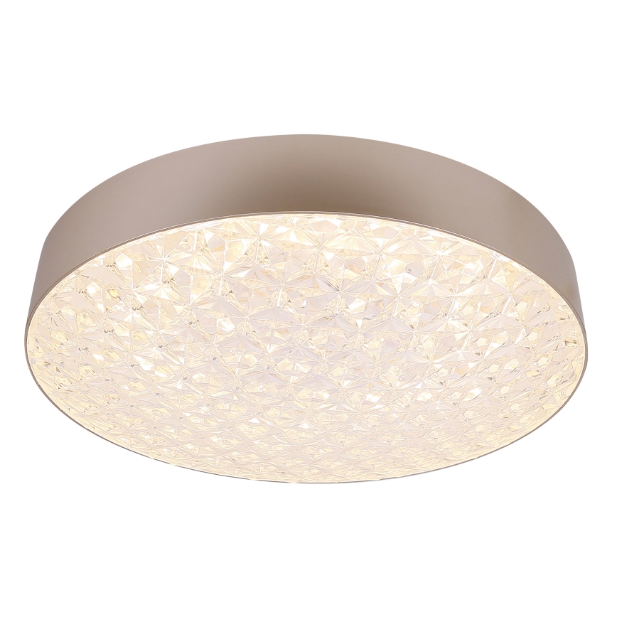 Plafonnier LUXON LED/60W/230V 2800-6500K beige + Télécommande