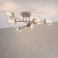 Plafonnier MALENA 6xE14/5W/230V chrome mat/transparent