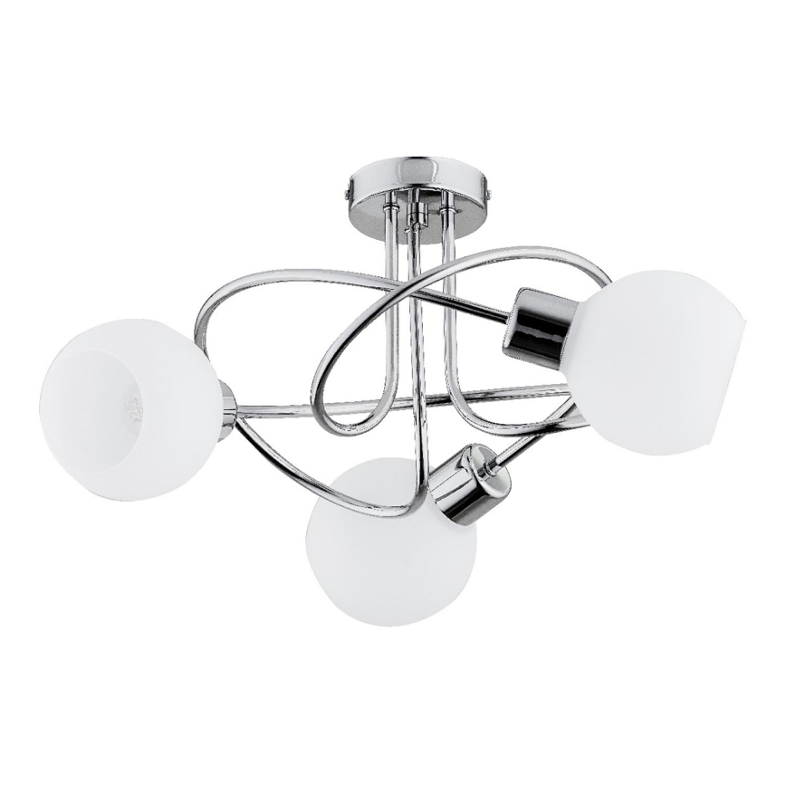 Plafonnier MAMBO 3xE27/15W/230V chromé brillant