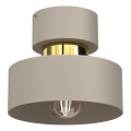 Plafonnier MARTI 1xE27/15W/230V beige/doré