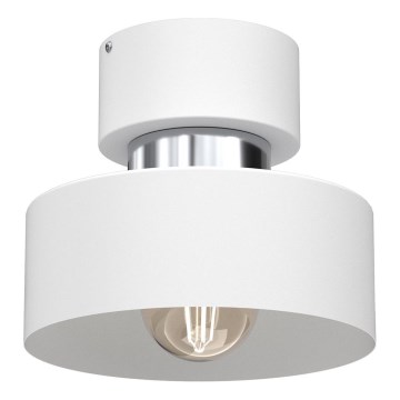 Plafonnier MARTI 1xE27/15W/230V blanc/chrome brillant