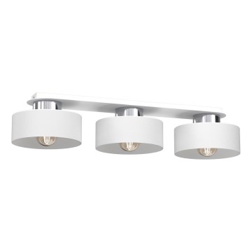 Plafonnier MARTI 3xE27/15W/230V blanc/chrome brillant