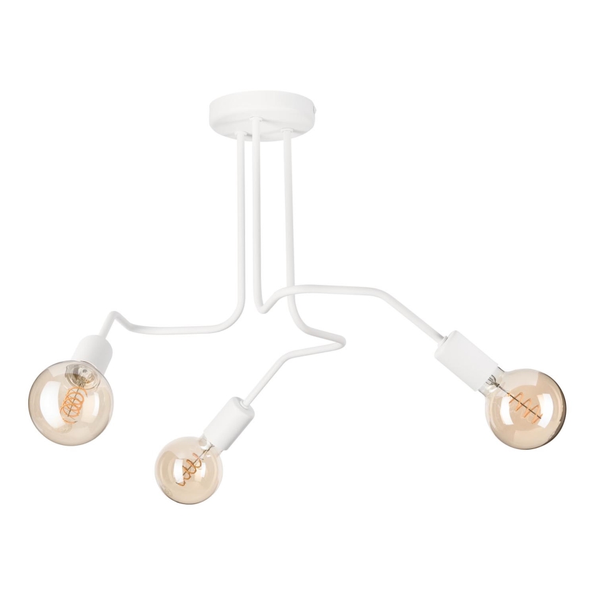 Plafonnier MATYLDA 3xE27/60W/230V blanc