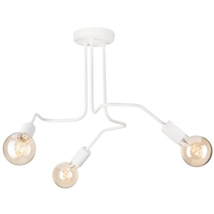 Plafonnier MATYLDA 3xE27/60W/230V blanc