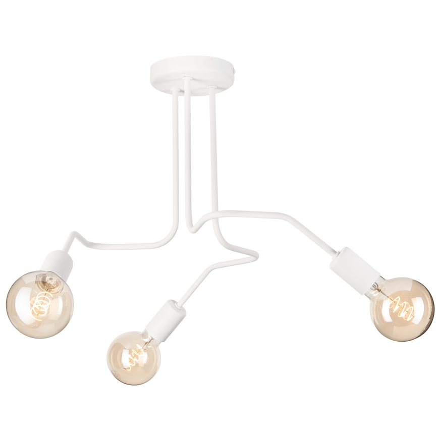 Plafonnier MATYLDA 3xE27/60W/230V blanc
